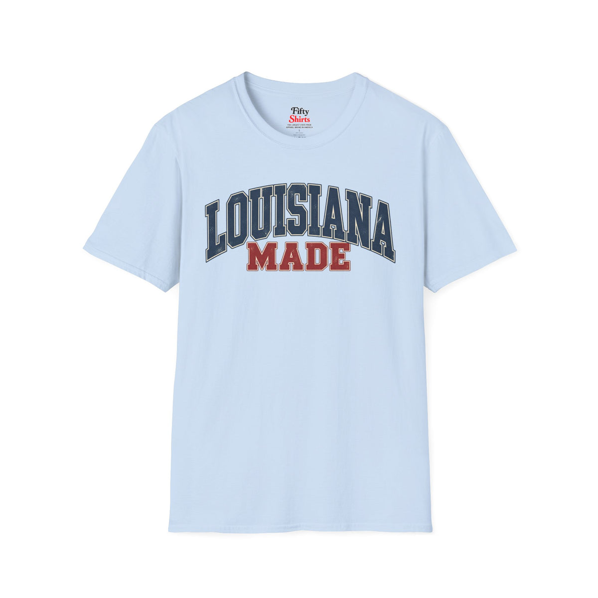 Louisiana Made Unisex Softstyle T Shirt State Name Graphic Tee
