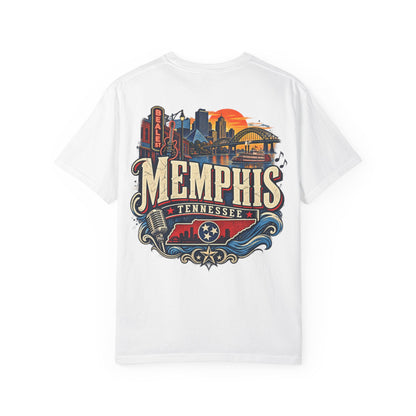 Memphis Tennessee Unisex Comfort Color 1717 Streetwear Graphic Tee