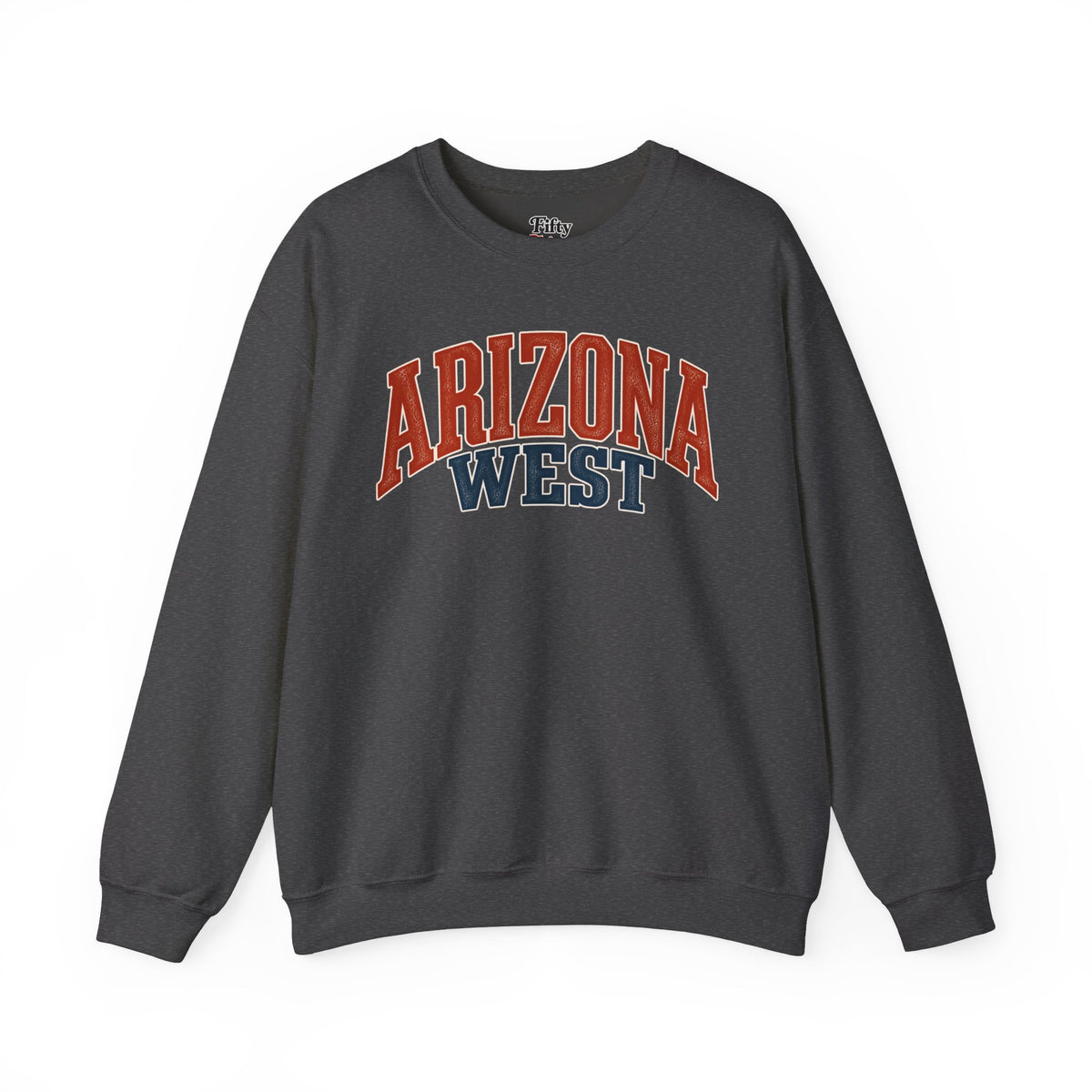 Arizona West Unisex Crewneck Sweatshirt State Name Graphic