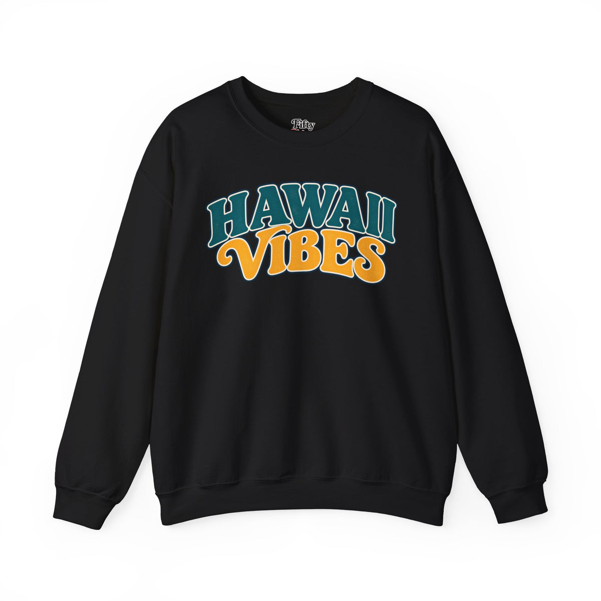Hawaii Vibes Unisex Crewneck Sweatshirt State Name Graphic