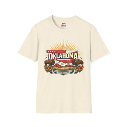 Oklahoma State Pride Unisex Softstyle T Shirt State Pride Graphic Tee Collections FS03