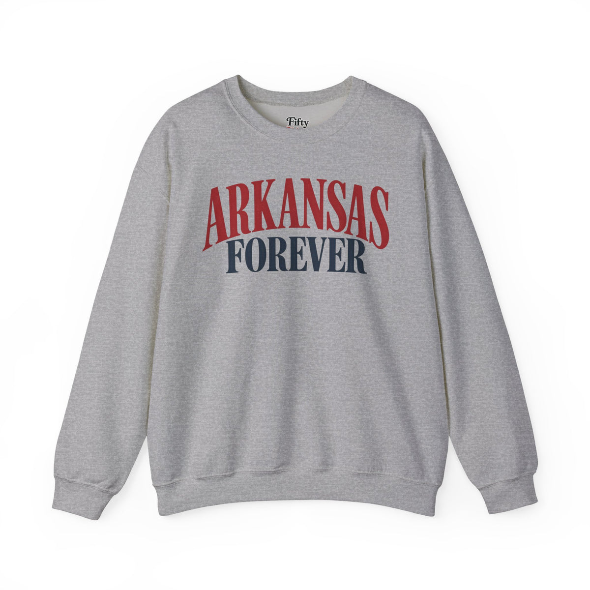 Arkansas Forever Unisex Crewneck Sweatshirt State Name Graphic