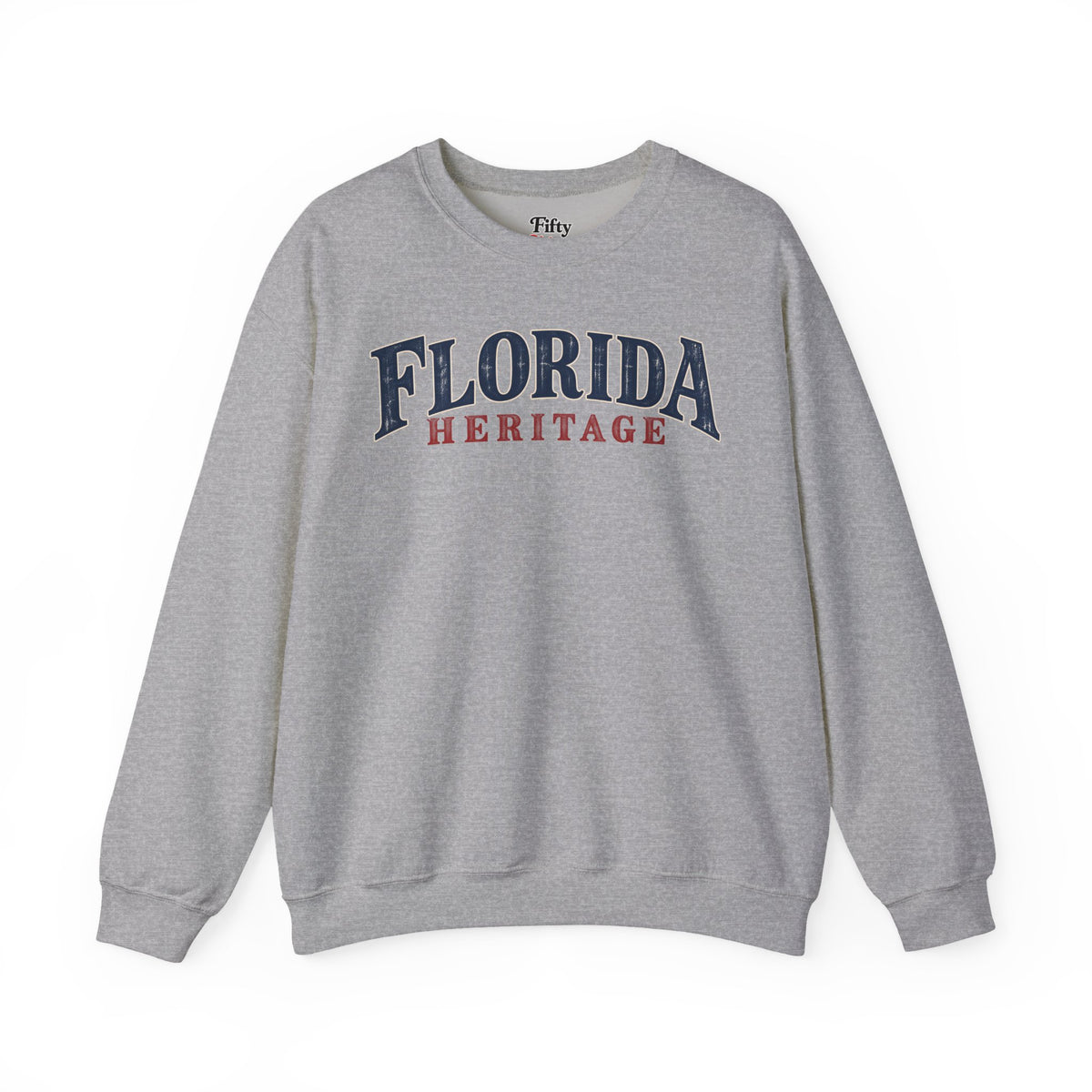Florida Heritage Unisex Crewneck Sweatshirt State Name Graphic