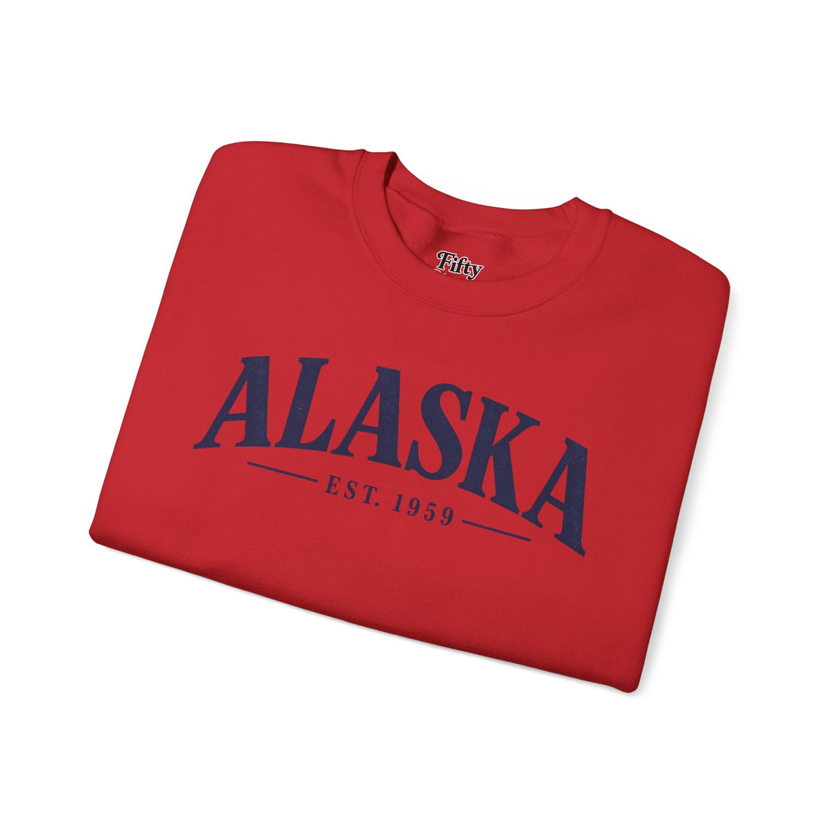 Alaska Est 1959 Unisex Crewneck Sweatshirt State Name Graphic