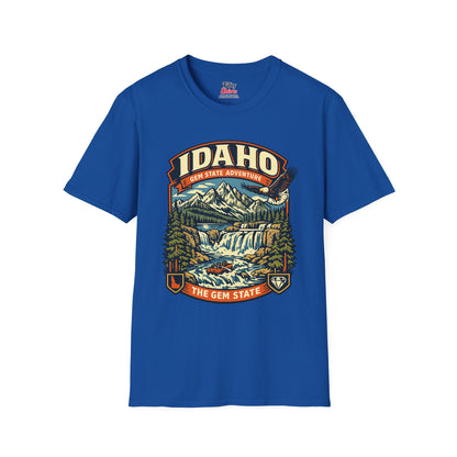 Idaho Gem State Adventure Unisex Softstyle T Shirt State Pride Graphic Tee Collections FS03