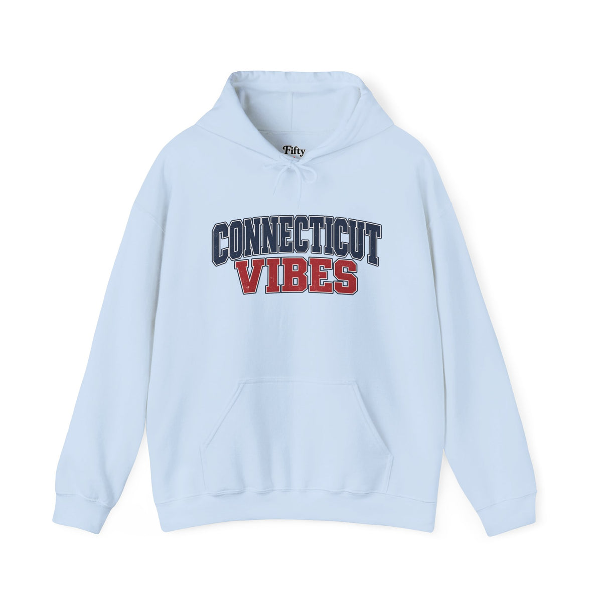Connecticut Vibes Unisex Hoodie State Name Graphic
