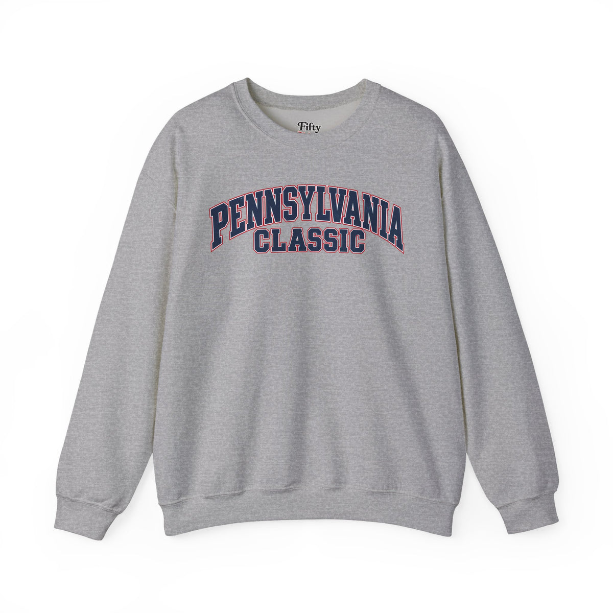 Pennsylvania Classic Unisex Crewneck Sweatshirt State Name Graphic