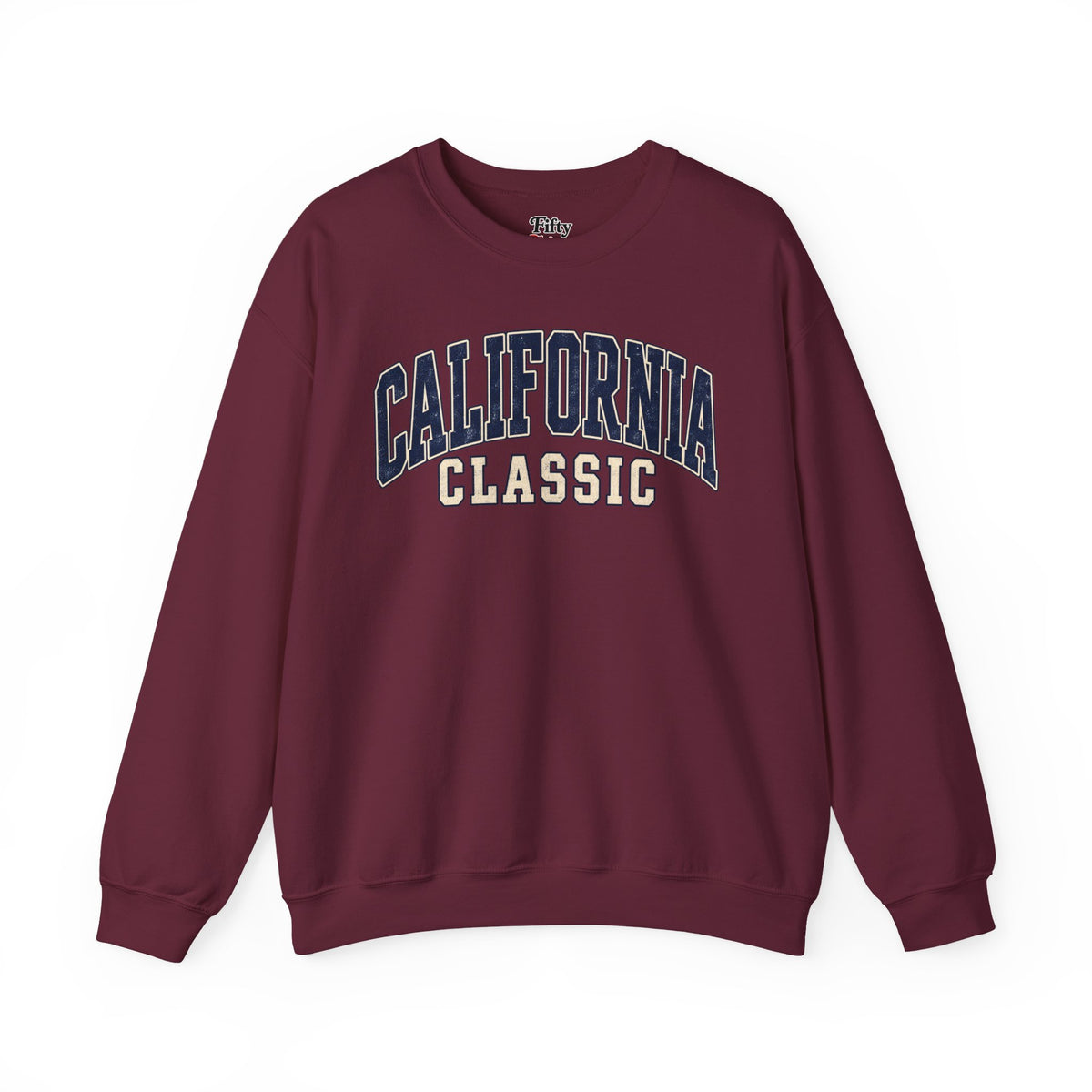 California Classic Unisex Crewneck Sweatshirt State Name Graphic