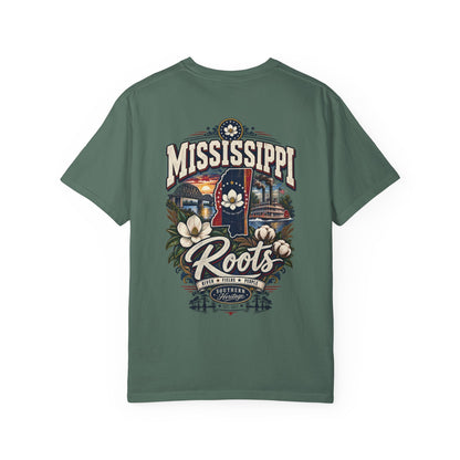 Mississippi Roots Unisex Comfort Color 1717 Streetwear Graphic Tee