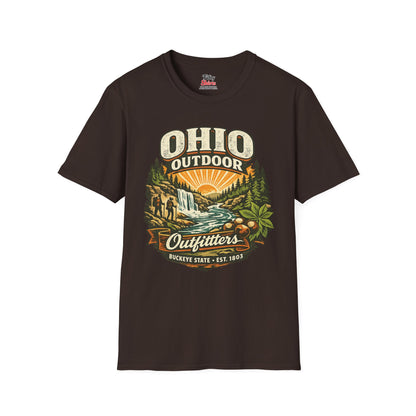 Ohio Outdoor Outfitters Unisex Softstyle T Shirt State Pride Graphic Tee Collections FS03
