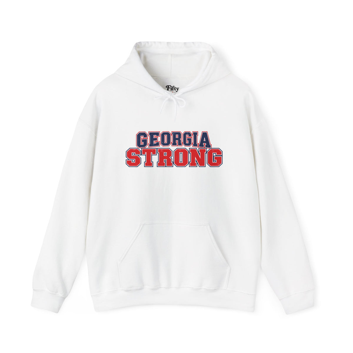 Georgia Strong Unisex Hoodie State Name Graphic
