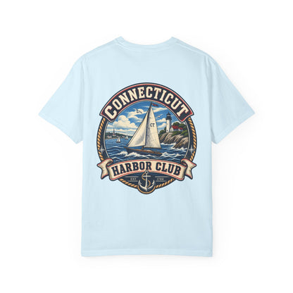 Connecticut Harbor Club  Unisex Comfort Color 1717 Streetwear Graphic Tee