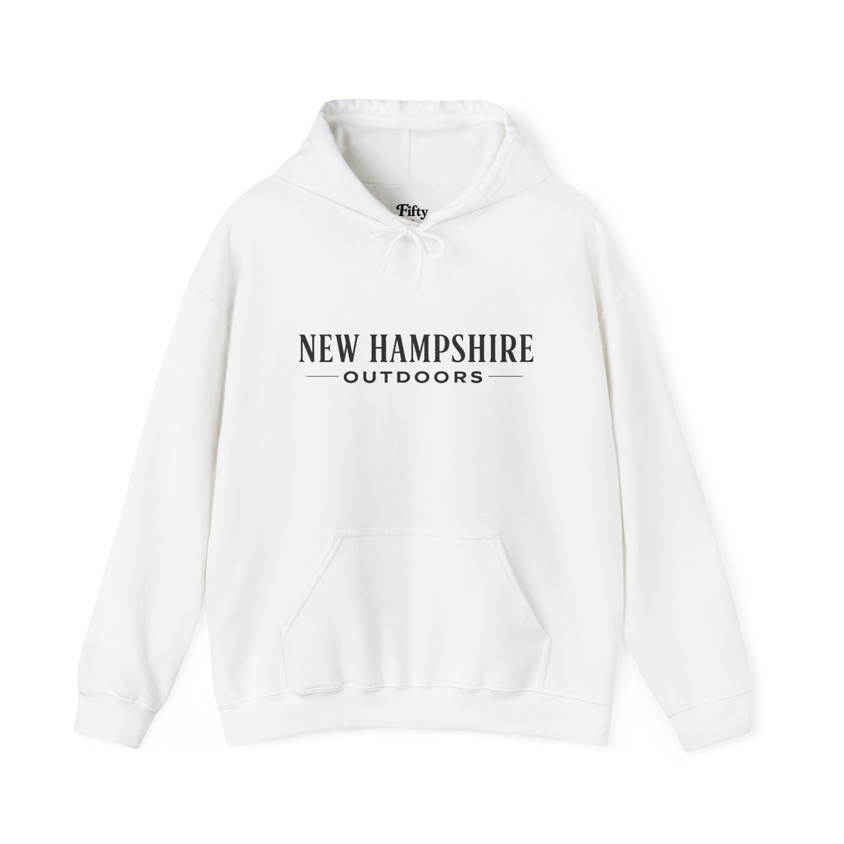 New Hampshire Outdoors Unisex Hoodie State Name Graphic