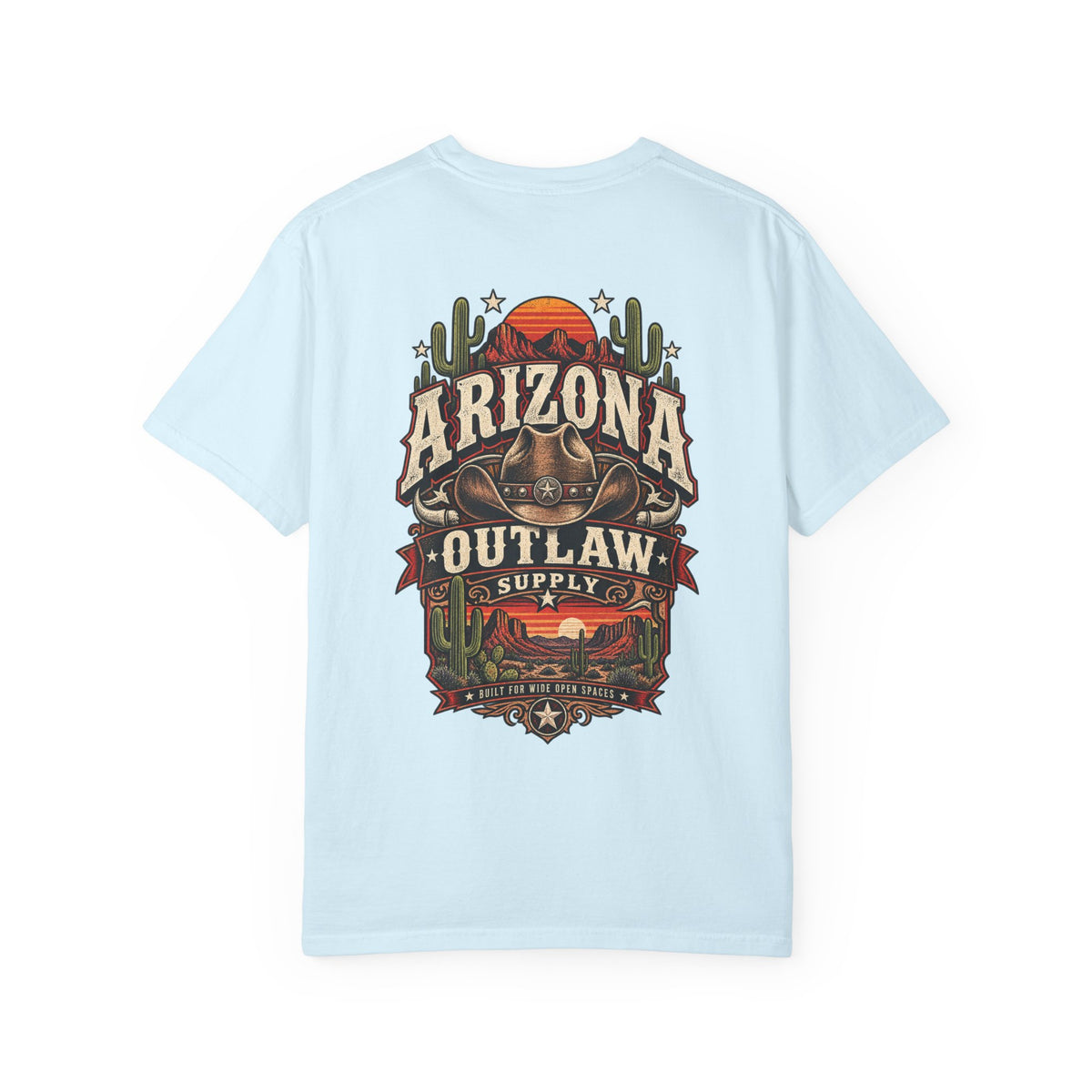 Arizona Outlaw Supply  Unisex Comfort Color 1717 Streetwear Graphic Tee