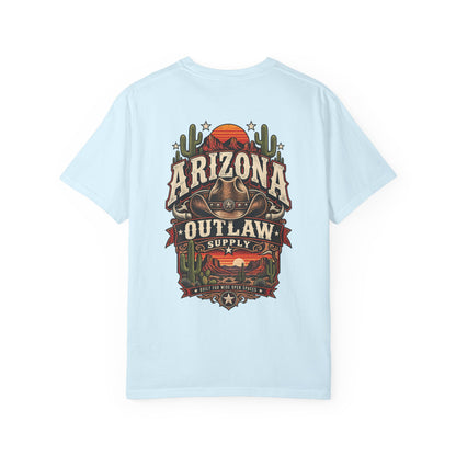 Arizona Outlaw Supply  Unisex Comfort Color 1717 Streetwear Graphic Tee