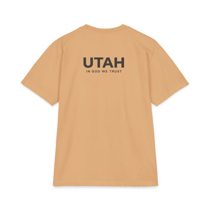 Utah All State In God We Trust Unisex Max Heavyweight Short Sleeve