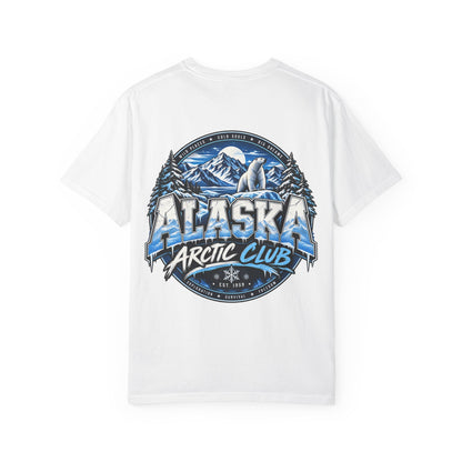 Alaska Arctic Club  Unisex Comfort Color 1717 Streetwear Graphic Tee