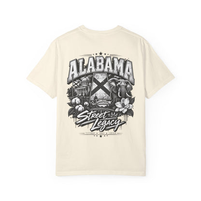Alabama Street Legacy Unisex Comfort Color 1717 Streetwear Graphic Tee