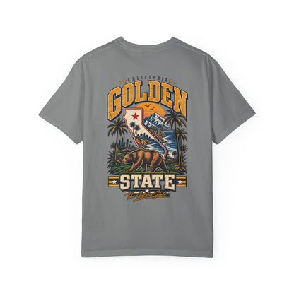 California Golden State Streetwear  Unisex Comfort Color 1717 Streetwear Graphic Tee