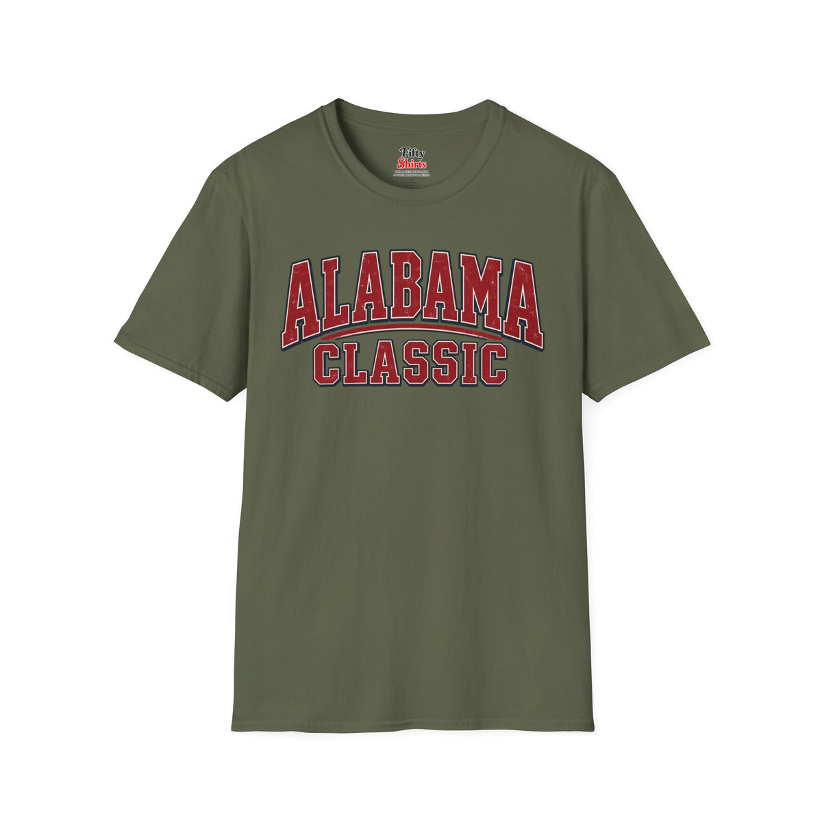 Alabama Classic Unisex Softstyle T Shirt State Name Graphic Tee