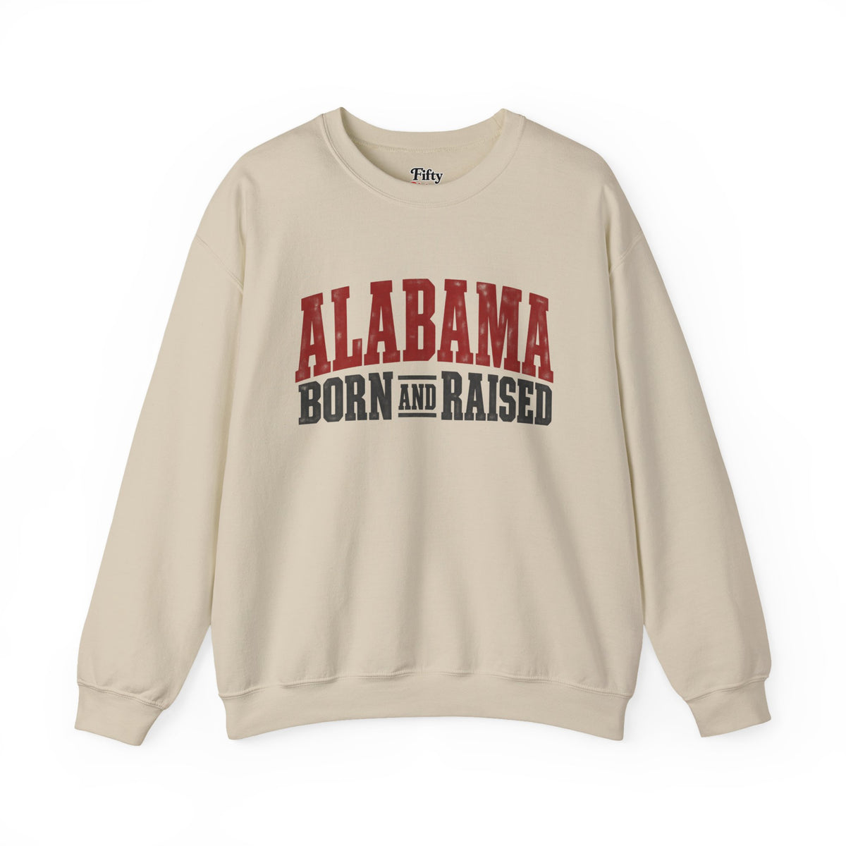 Alabama Born and Raised Rugged Workwear Unisex Sweatshirt Graphic