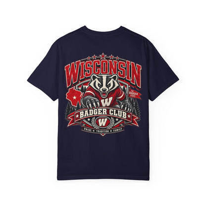 Wisconsin Badger Club Unisex Comfort Color 1717 Streetwear Graphic Tee