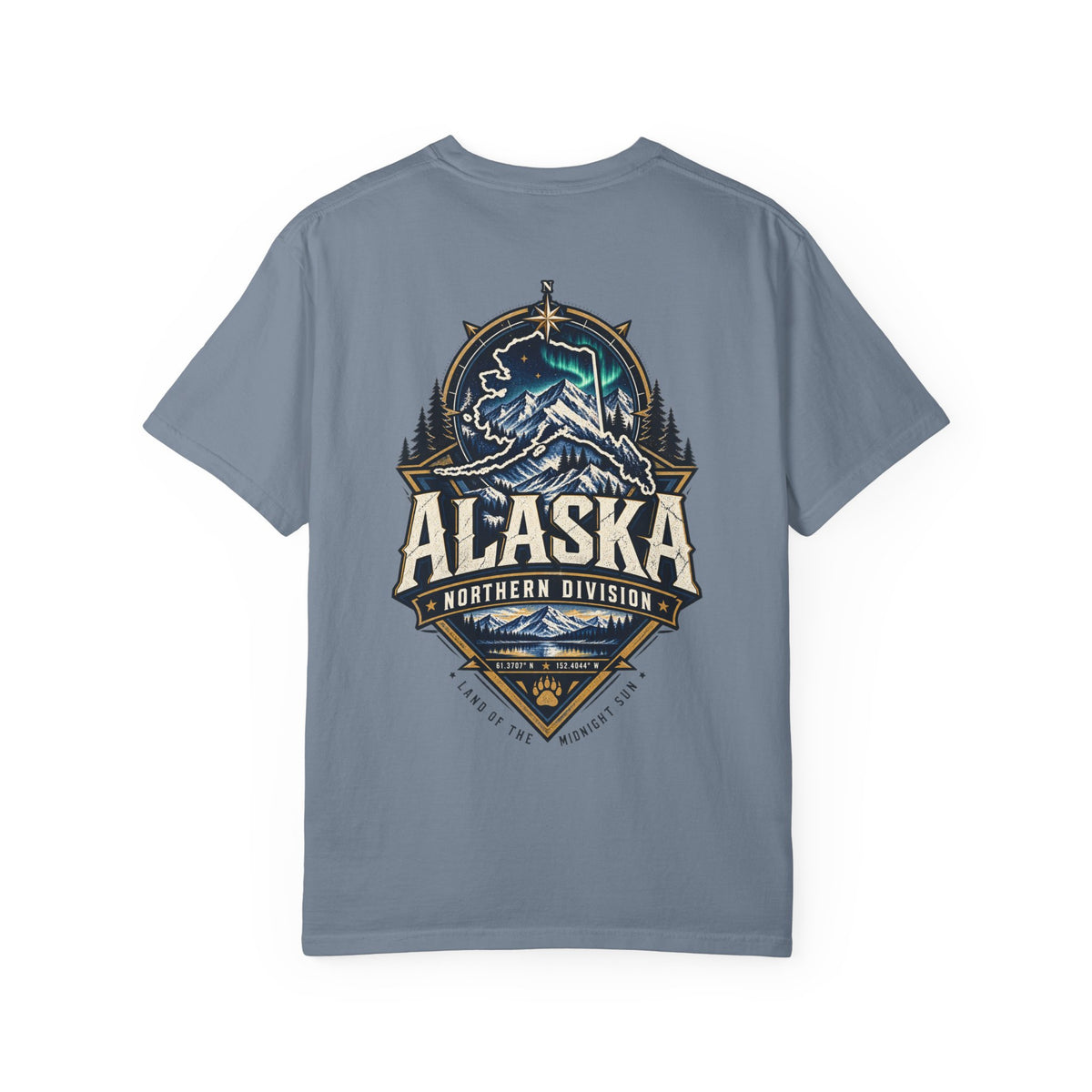Alaska Northern Division  Unisex Comfort Color 1717 Streetwear Graphic Tee