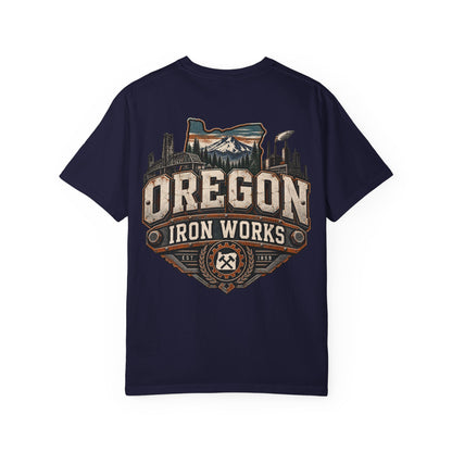 Oregon Iron Works Unisex Comfort Color 1717 Streetwear Graphic Tee