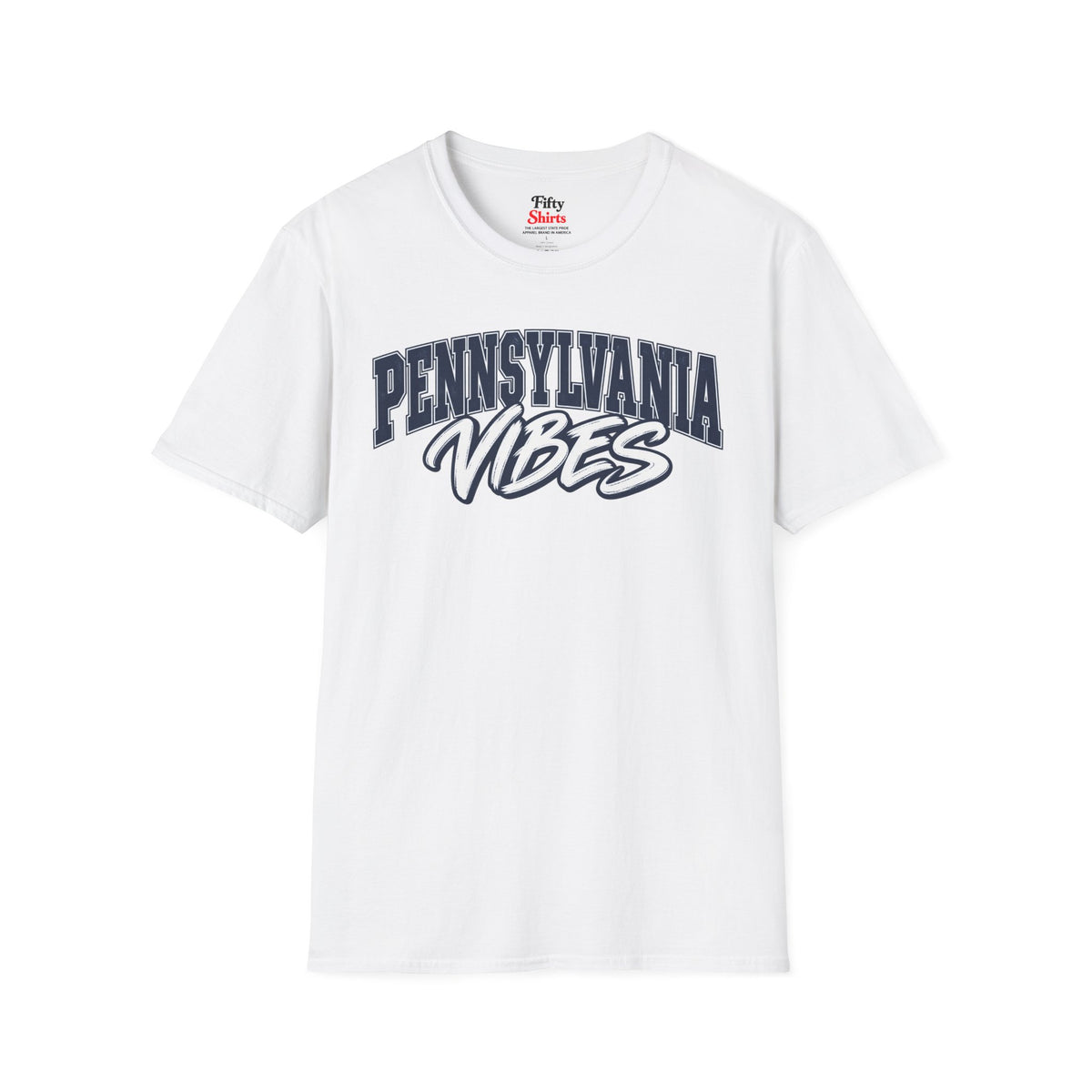 Pennsylvania Vibes Unisex Softstyle T Shirt State Name Graphic Tee