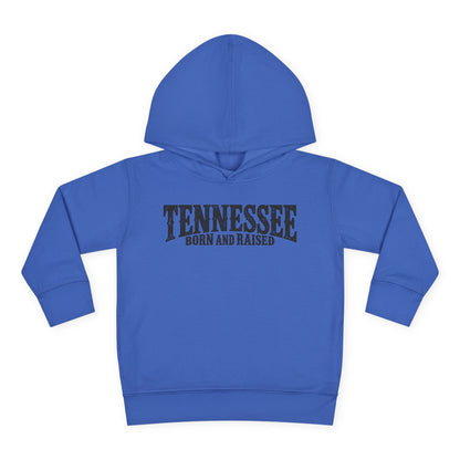 Tennessee Born and Raised Southern Heritage Unisex Toddler Pullover Fleece Hoodie
