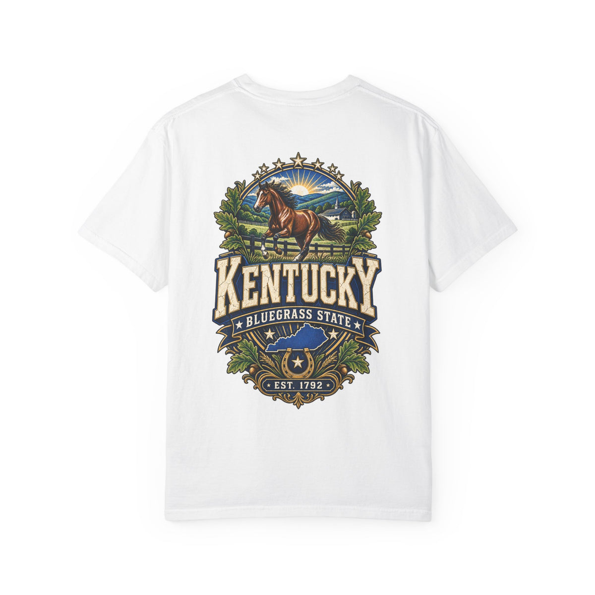 Kentucky Bluegrass Legacy Unisex Comfort Color 1717 Streetwear Graphic Tee
