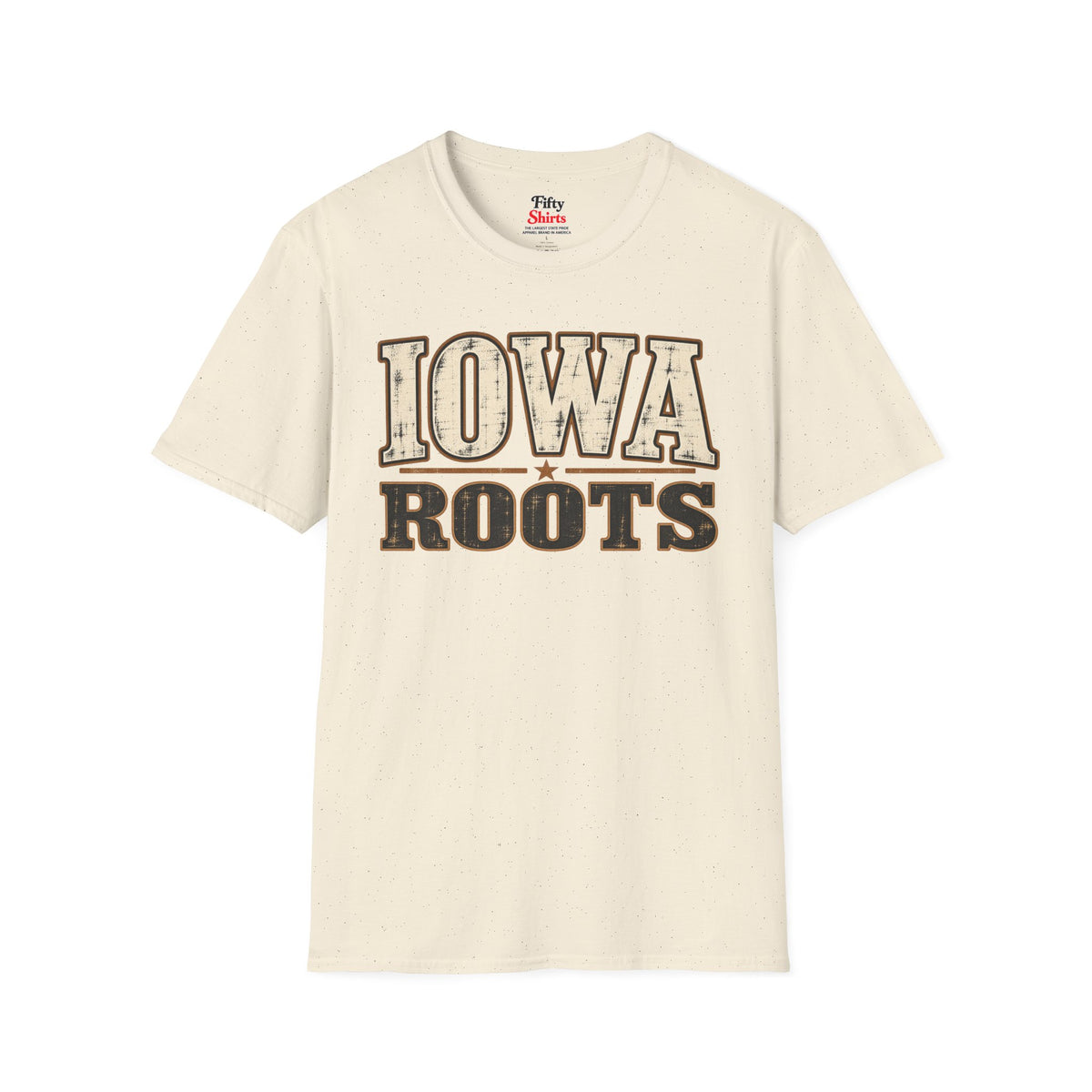 Iowa Roots Unisex Softstyle T Shirt State Name Graphic Tee
