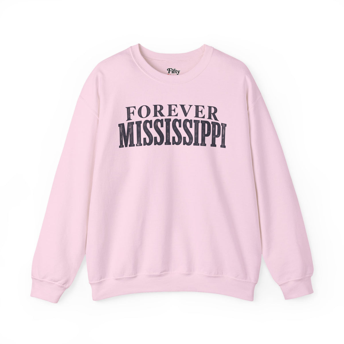 Forever Mississippi Unisex Crewneck Sweatshirt State Name Graphic