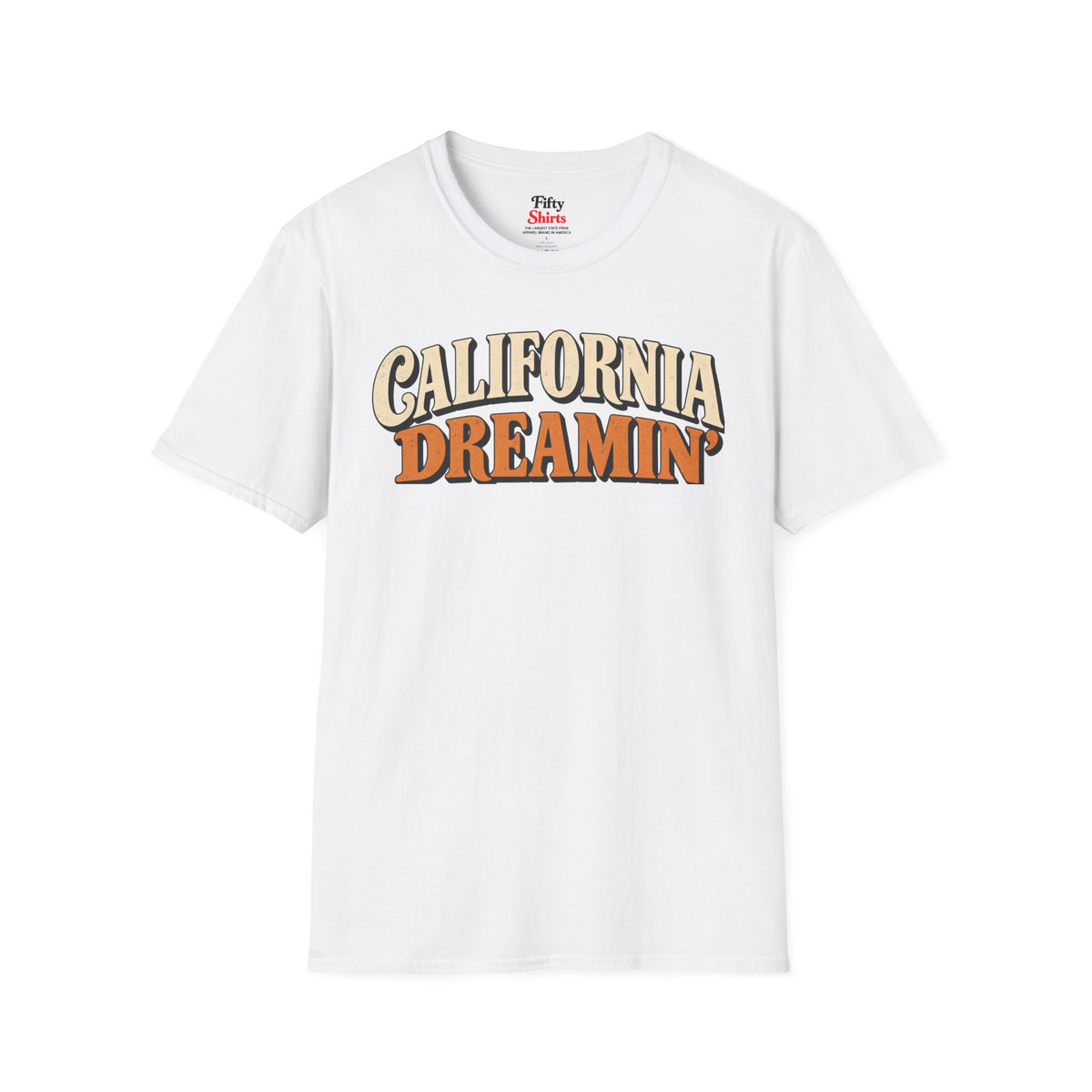 California Dreamin’ Unisex Softstyle T Shirt State Name Graphic Tee
