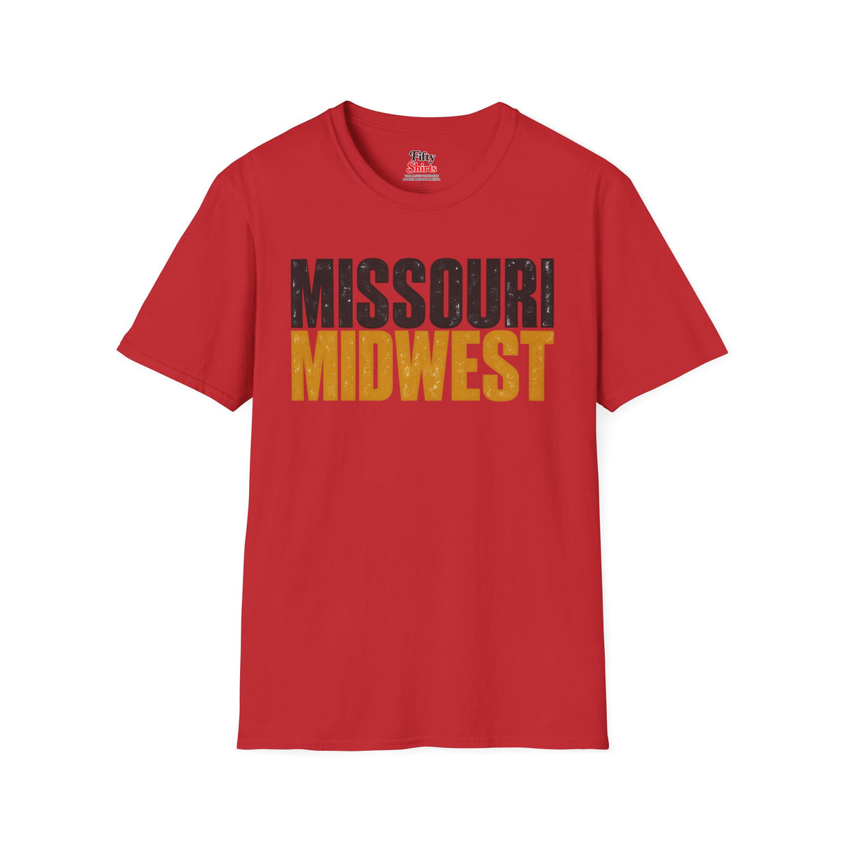 Missouri Midwest Unisex Softstyle T Shirt State Name Graphic Tee