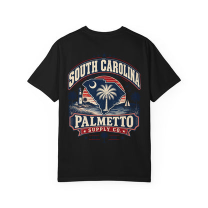 South Carolina Palmetto Supply Co Unisex Comfort Color 1717 Streetwear Graphic Tee