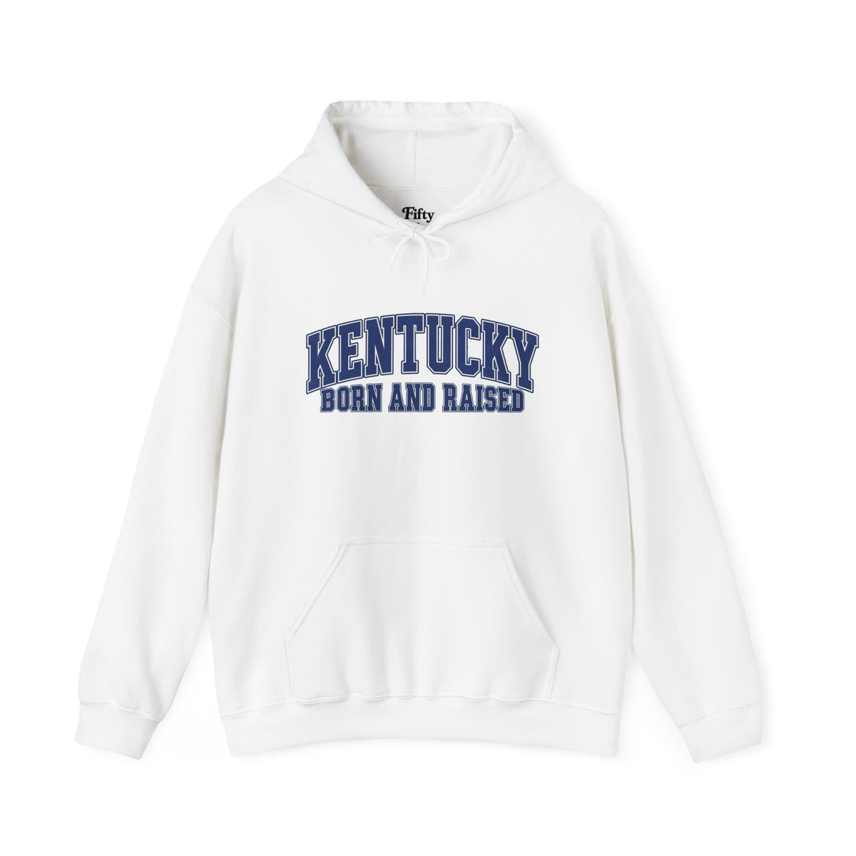 Kentucky Born and Raised Classic Collegiate Unisex Hoodie Graphic