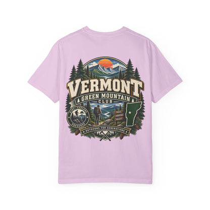 Vermont Green Mountain Club Unisex Comfort Color 1717 Streetwear Graphic Tee