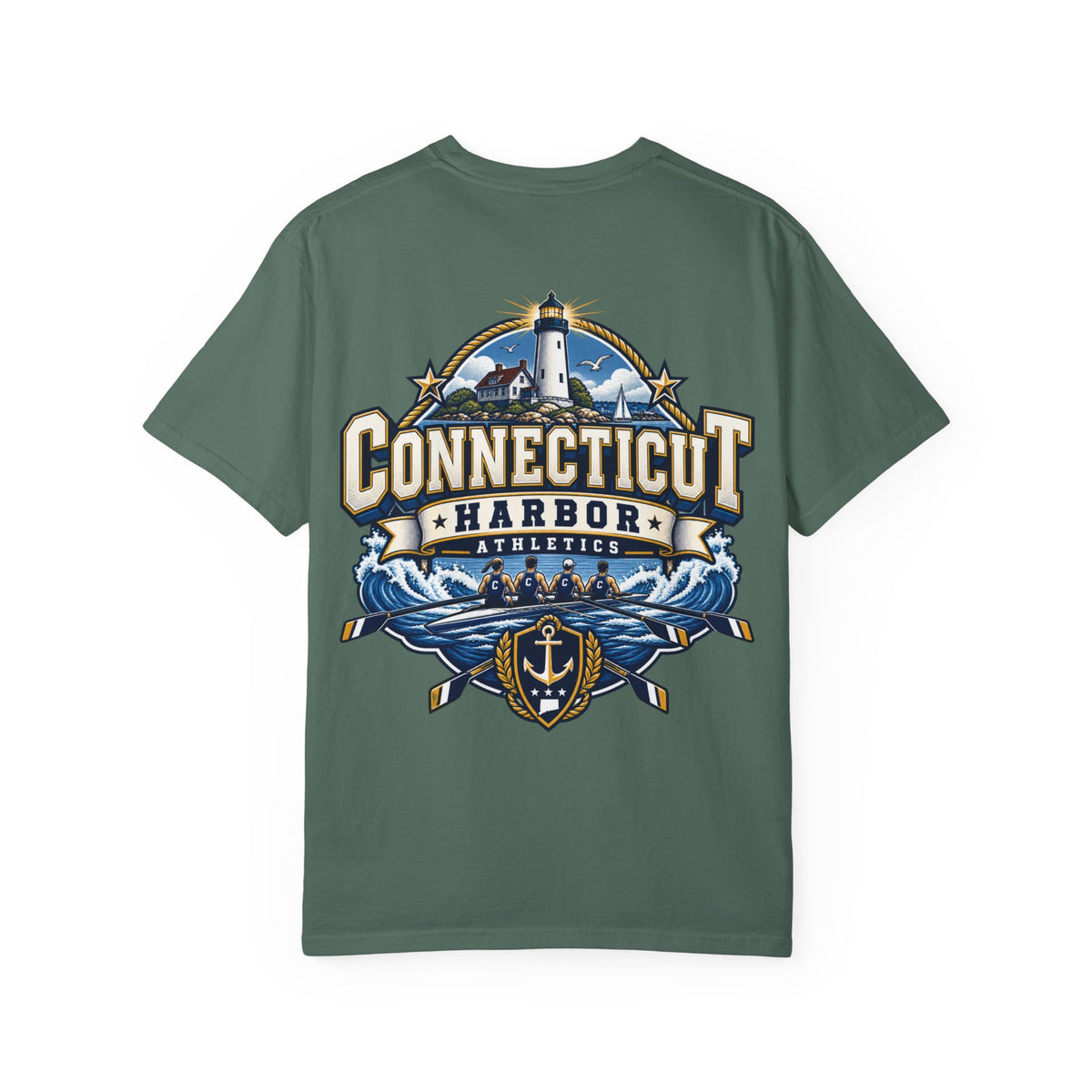 Connecticut Harbor Athletics  Unisex Comfort Color 1717 Streetwear Graphic Tee
