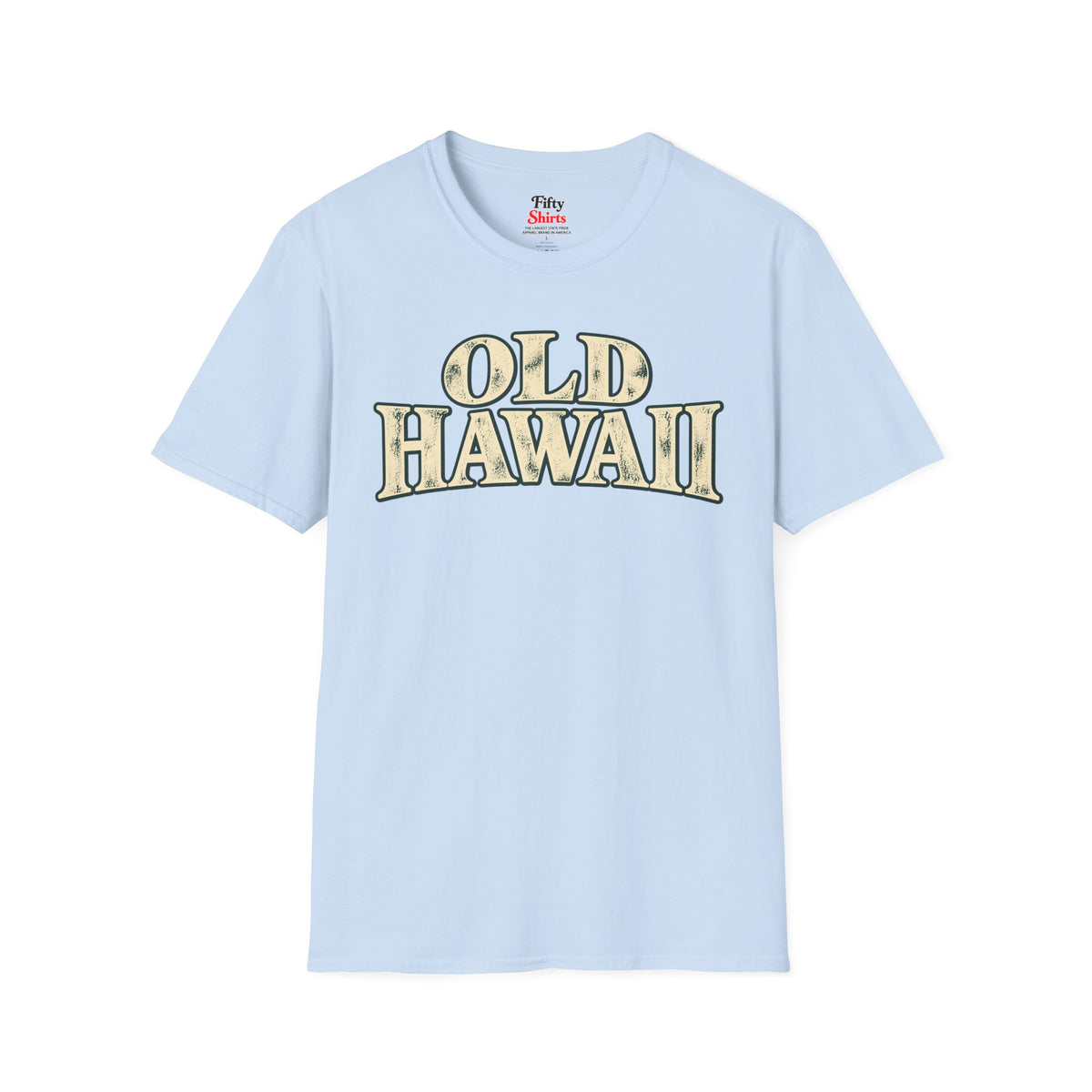 Old Hawaii Unisex Softstyle T Shirt State Name Graphic Tee