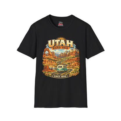Utah Road Trip Unisex Softstyle T Shirt State Pride Graphic Tee Collections FS03