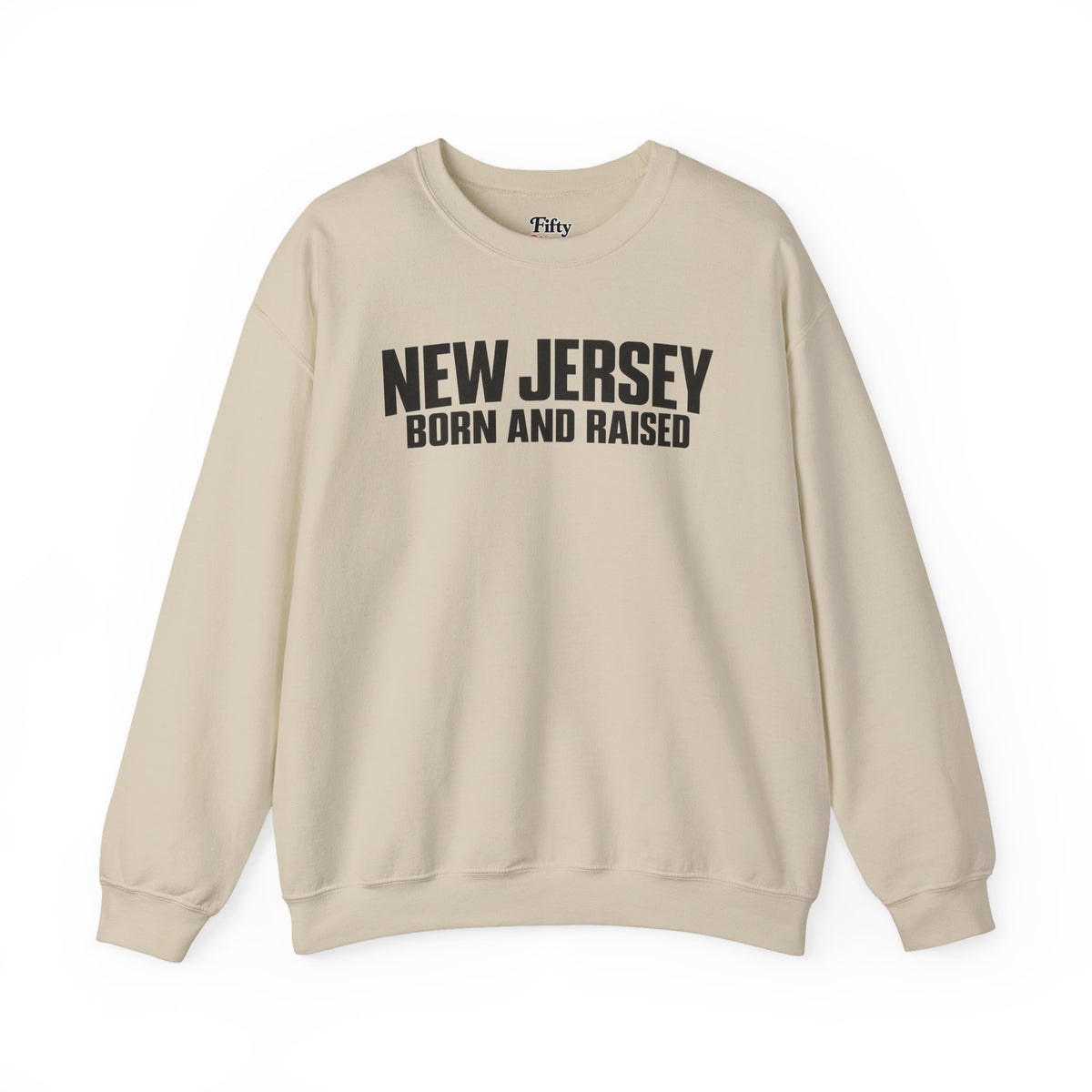 New Jersey Born and Raised Minimal Heritage Unisex Sweatshirt Graphic