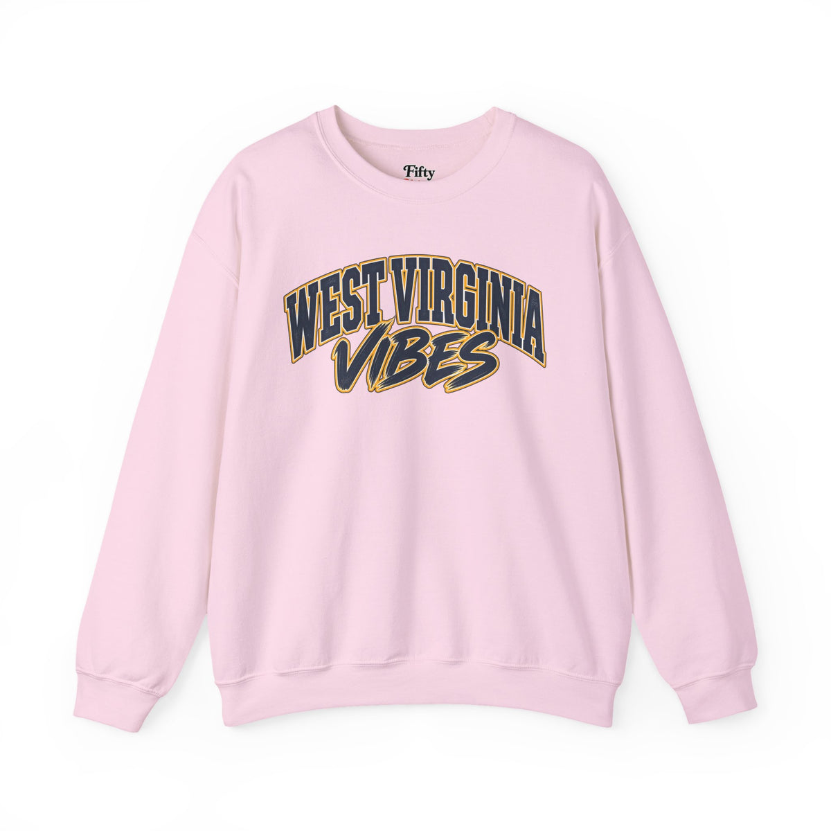 West Virginia Vibes Unisex Crewneck Sweatshirt State Name Graphic