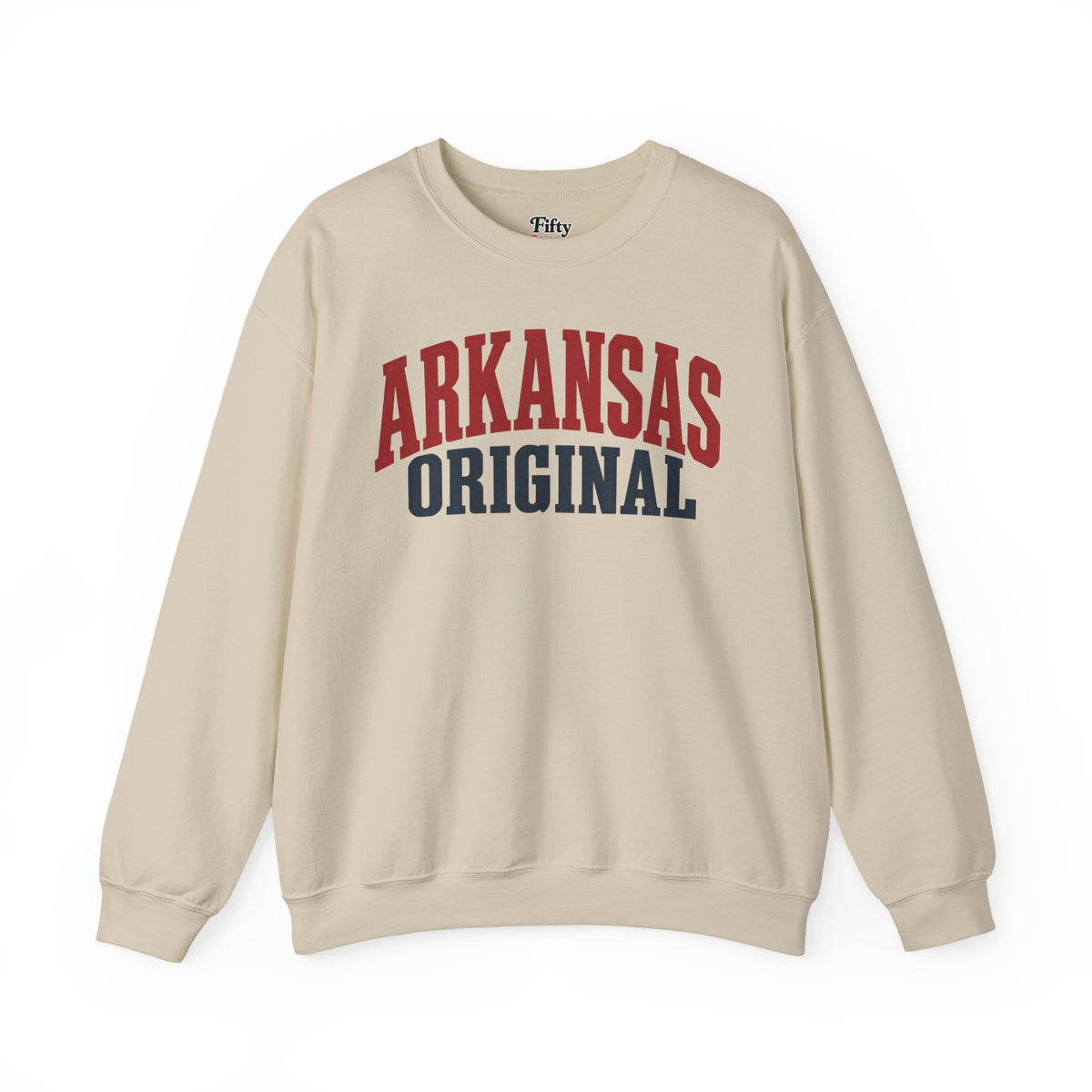 Arkansas Original Unisex Crewneck Sweatshirt State Name Graphic