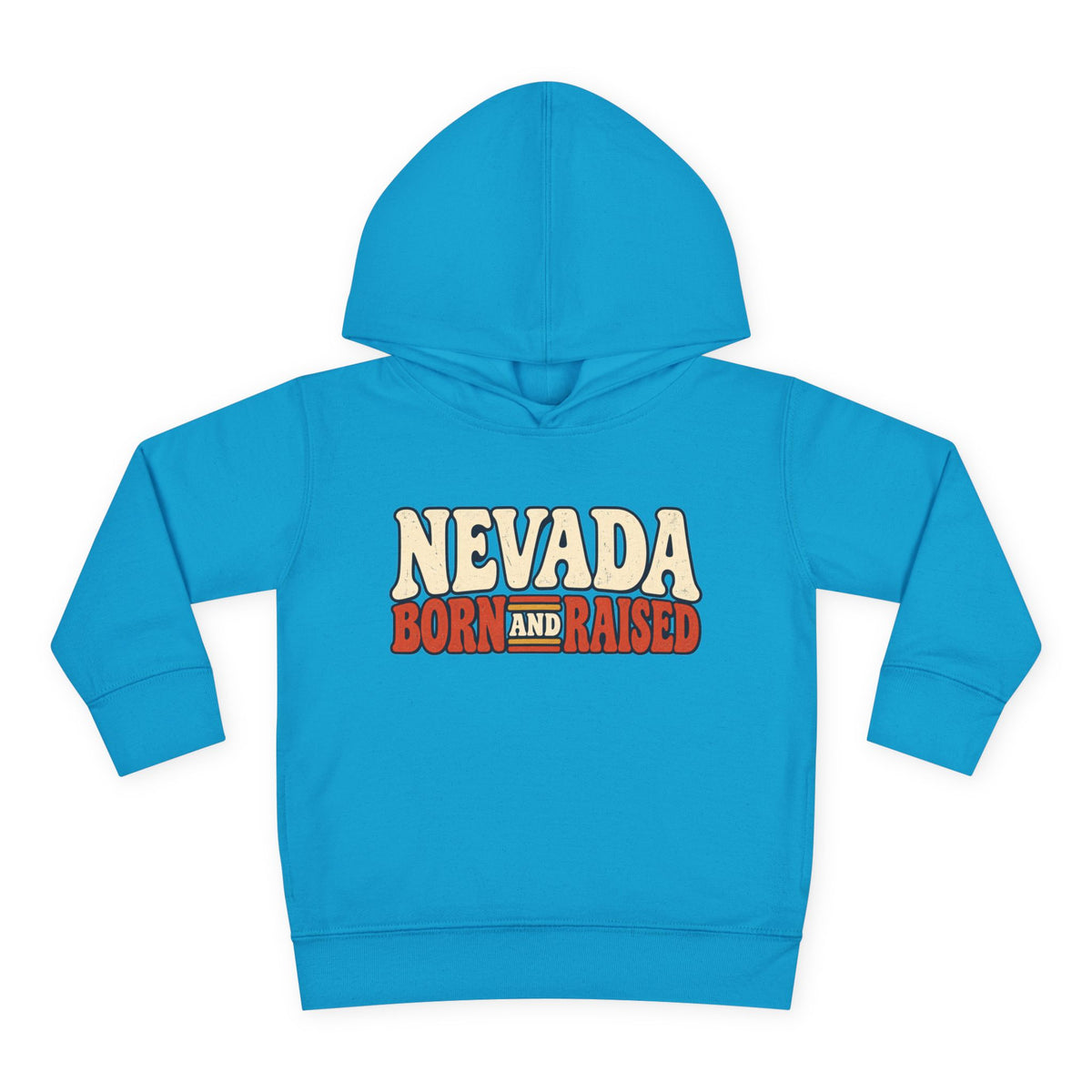 Nevada Born and Raised Retro 1970s Desert Unisex Toddler Pullover Fleece Hoodie