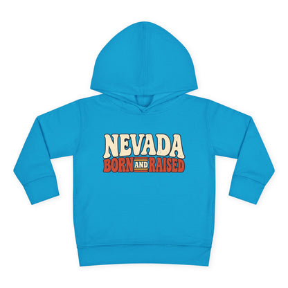 Nevada Born and Raised Retro 1970s Desert Unisex Toddler Pullover Fleece Hoodie