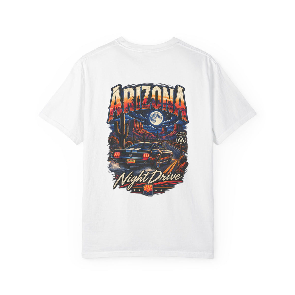 Arizona Night Drive  Unisex Comfort Color 1717 Streetwear Graphic Tee