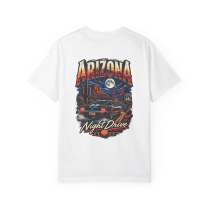 Arizona Night Drive  Unisex Comfort Color 1717 Streetwear Graphic Tee