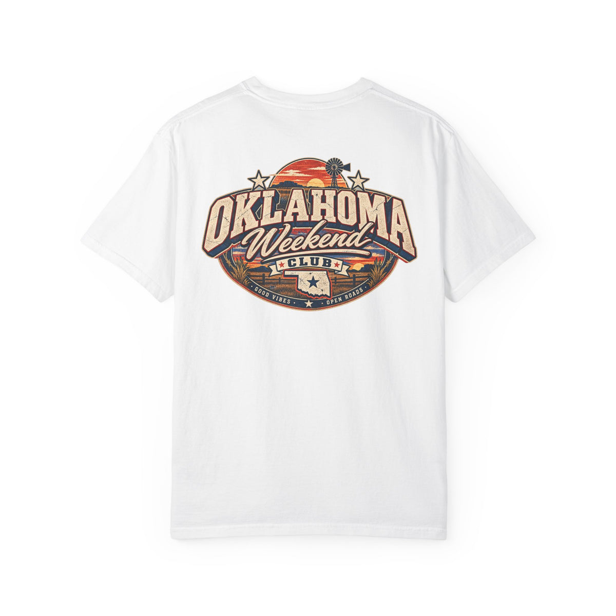 Oklahoma Weekend Club Unisex Comfort Color 1717 Streetwear Graphic Tee