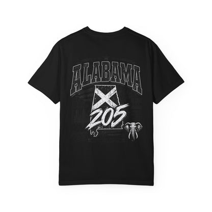 Alabama 205 Unisex Comfort Color 1717 Streetwear Graphic Tee